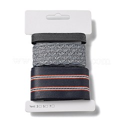9 Yards 3 Styles Polyester Ribbon&nbsp;SRIB-C002-03C