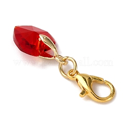 10Pcs Romantic Valentines Ideas Glass Pendants Decorations&nbsp;HJEW-JM04108