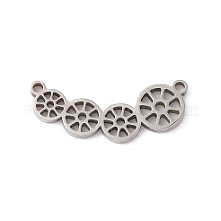 Non-Tarnish 201 Stainless Steel Connector Charms&nbsp;STAS-G293-01P