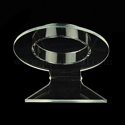 有機ガラスブレスレットディスプレイ  透明  68x42x58x80mm&nbsp;BDIS-E004-7C