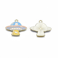 Alloy Enamel Pendants&nbsp;X-ENAM-S115-186