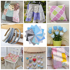 28Pcs 14 Styles Cotton Fabric&nbsp;DIY-TA0014-80B
