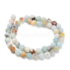 Natural Flower Amazonite Beads Strands&nbsp;G-F826-D01-01
