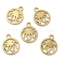Ion Plating(IP) 304 Stainless Steel Charms&nbsp;STAS-L020-001G