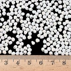 ミユキ 3.4mmドロップビーズ  日本製シードビーズ  不透明色ab  （dp471) ホワイトパールab  3.4x3mm  穴：0.65mm  約900個/50g&nbsp;Y-SEED-MY04-DP471