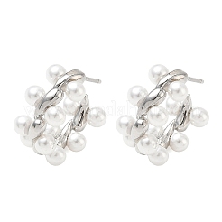 Brass Stud Earrings for Women&nbsp;EJEW-A168-21P