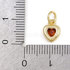 Brass with Cubic Zirconia Pendants&nbsp;KK-A269-67B-G