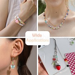 10色のシルバーホイルガラスビーズ5個  キューブ  ミックスカラー  10~11.5x9.5~10.5x10~10.5mm  穴：1.2~1.6mm  2個/カラー&nbsp;FOIL-CJ0001-15