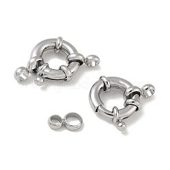 Brass Spring Ring Clasps&nbsp;KK-CBAD851-02P-03