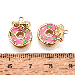304 Stainless Steel Enamel Pendants&nbsp;X1-STAS-T068-10A