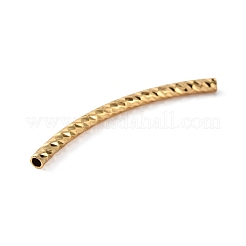 Brass Curved Tube Beads&nbsp;FIND-WH0110-155B
