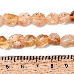 Heated Natural Citrine Beads Strands&nbsp;G-P601-A13-03