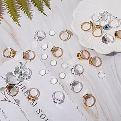 DIY Flat Round Ring Making Kits&nbsp;DIY-SZ0007-80