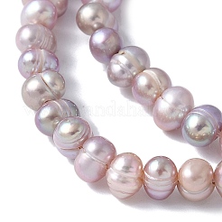 Natural Cultured Freshwater Pearl Beads Strands&nbsp;PEAR-I007-07M-02