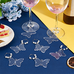 Acrylic Wine Glass Charms&nbsp;AJEW-AB00186