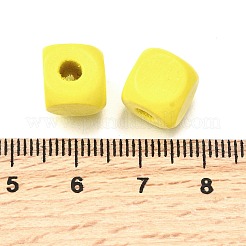 Spray Painted Wooden Beads&nbsp;WOOD-P021-01C-27