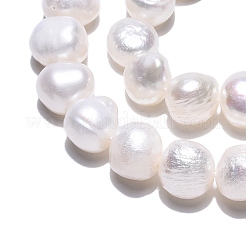 Natural Cultured Freshwater Pearl Beads Strands&nbsp;PEAR-N014-07K