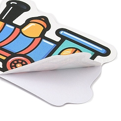 56Pcs Cartoon Train Theme PVC Waterproof Stickers&nbsp;STIC-Z002-09