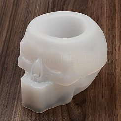 ハロウィーン DIY キャンドル シリコン型  香りのよいキャンドル作りに  ホワイト  92x100x130mm  内径：61mm&nbsp;SIMO-M001-12