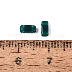 オペークアクリルスライドチャーム  長方形  ティール  2.3x5.2x2mm  穴：0.8mm&nbsp;OACR-Z010-02A