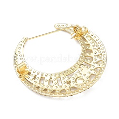Alloy Rhinestone Lapel Pin Brooches for Clothes&nbsp;RB-CBA1800-03A