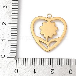 304 Stainless Steel Pendants&nbsp;STAS-S175-43K-G