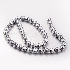 Electroplate Non-magnetic Synthetic Hematite Bead Strands&nbsp;G-F300-42-01