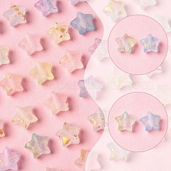 200Pcs Gradient Color Transparent Acrylic Beads&nbsp;MACR-FS0002-03