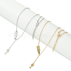 2Pcs 2 Colors Alloy Cable Chain Wine Cup Pendant Y Necklaces for Women&nbsp;AJEW-FS0001-23
