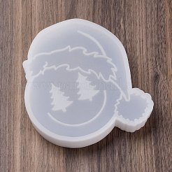 クリスマスキャンドルホルダーシリコン型  アロマキャンドル作り用  サンタクロース  130x130x26mm&nbsp;SIL-B073-01