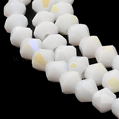 Opaque Solid Color Imitation Jade Glass Beads Strands&nbsp;GLAA-F029-P4mm-D15