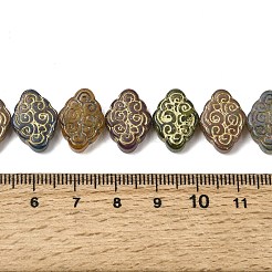 Baking Paint Glass Beads Strands&nbsp;GLAA-H042-02