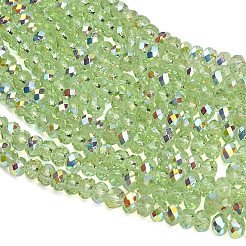Electroplate Glass Beads Strands&nbsp;GL-CBAA615-03G