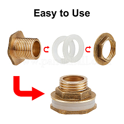 Brass Connector&nbsp;FIND-WH0065-34