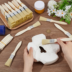 180Pcs Synthetic Fiber & Pig Hair Paint Brush&nbsp;OFST-WA0001-02