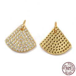 925 Sterling Silver Micro Pave Cubic Zirconia Charms&nbsp;STER-I010-27G
