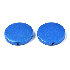 Painted Natural Wood Beads&nbsp;WOOD-S057-069C
