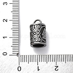 304 Stainless Steel Pendants&nbsp;STAS-D301-08AS-03