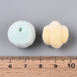 不透明アクリルツイストビーズ  ミックスカラー  17x17~18x17~18mm  穴：2mm&nbsp;OACR-T030-14M-B