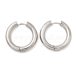 316F Stainless Steel Hoop Earrings&nbsp;EJEW-D341-01F-P