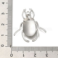 変色防止304ステンレススチールペンダント  昆虫チャーム  ステンレス鋼色  30.5x28x3mm  穴：1.8mm&nbsp;X-STAS-U031-07P