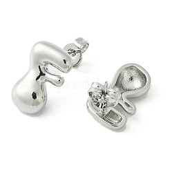 Rack Plating Brass Earrings&nbsp;EJEW-S222-01P-F