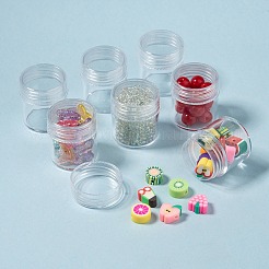 クリアビーズオーガナイザー収納ケース  プラスチックビーズ収納ケース  30つの小さな容器を備えたシードビーズ容器  13.5x16x3.5cm  ボトル：26x29mm  容量：5ml（0.17液量オンス）  30個/箱&nbsp;X-C004Y