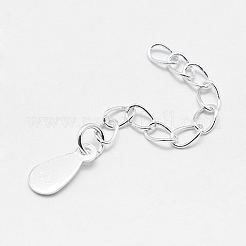 925 Sterling Silver Extender Chains&nbsp;STER-F032-11S