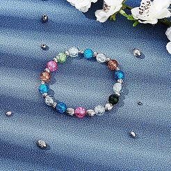 304 Stainless Steel Corrugated Beads&nbsp;DIY-UN0014-85