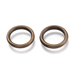 CCBプラスチックフレームコネクター  リング  アンティークブロンズ  11x2mm  内径：7mm&nbsp;CCB-J035-026AB