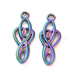 Ion Plating(IP) 304 Stainless Steel Pendants&nbsp;STAS-C003-13MC