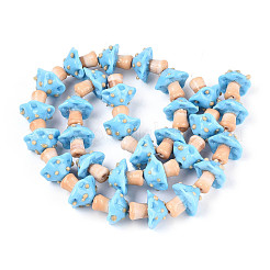 Handmade Lampwork Bumpy Beads Strands&nbsp;LAMP-A004-06F