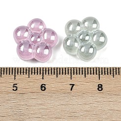 オペーク樹脂カボション  花  ミックスカラー  15.5x16x6mm&nbsp;CRES-A060-05