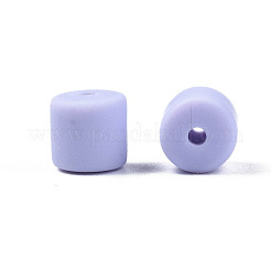手作り樹脂粘土ビーズ連売り  コラム  ライラック  6.5x6mm  穴：1.2mm  約61個/連  15.75インチ（40cm）&nbsp;CLAY-ZX006-01-51